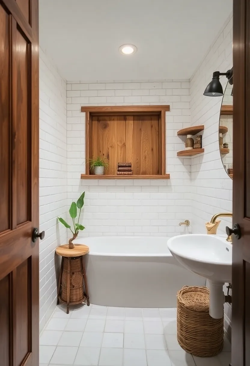 28 Small Bathroom Tiles Design Ideas That Feel Elegant - 13. White Washed Tiles