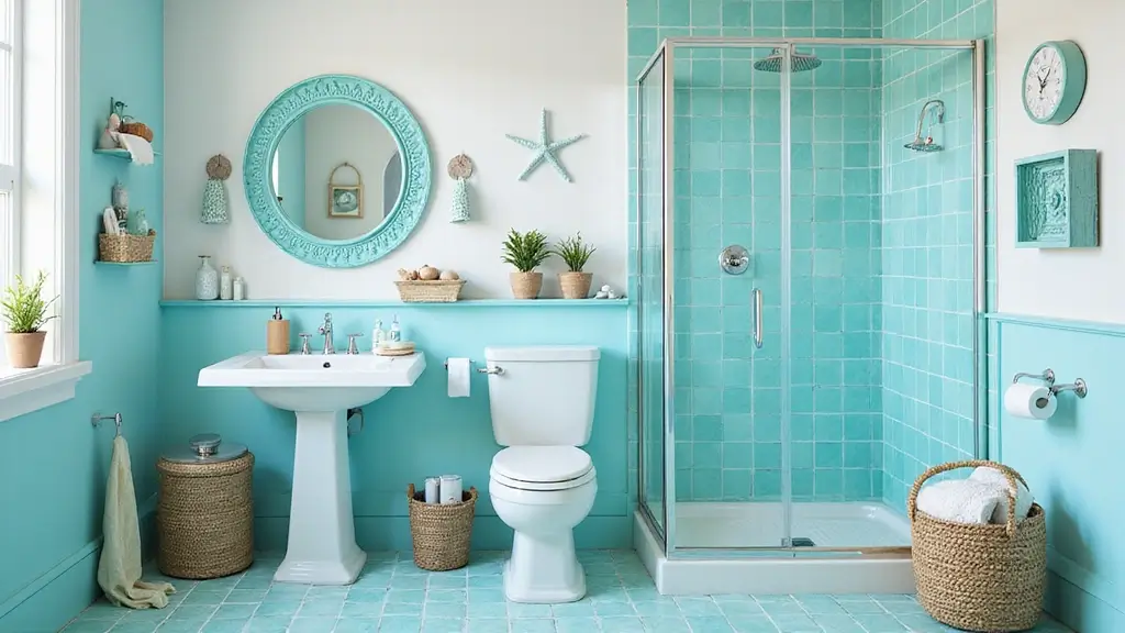 28 Turquoise Bathroom Ideas That Feel Beachy
