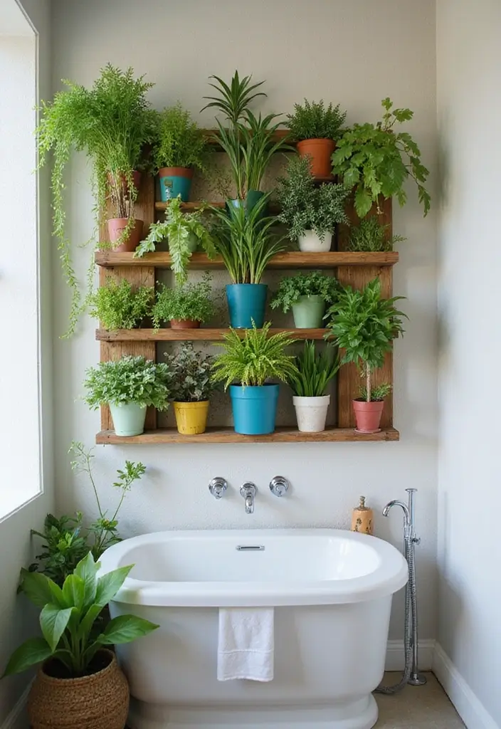 29 2x2 Bathroom Bloxburg Ideas That Maximize Space - 10. Vertical Gardens