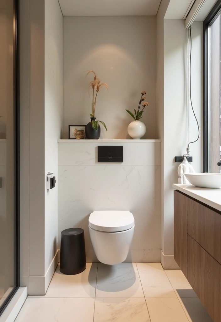 29 2x2 Bathroom Bloxburg Ideas That Maximize Space - 17. Stylish Waste Bins