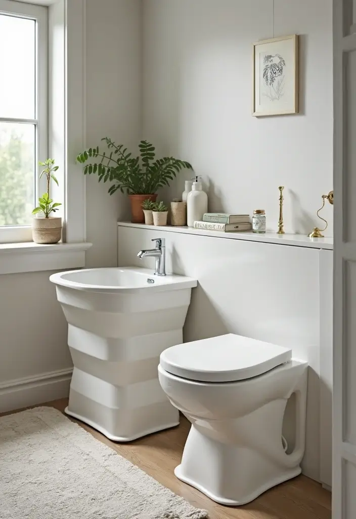 29 2x2 Bathroom Bloxburg Ideas That Maximize Space - 22. Foldable Bathroom Accessories