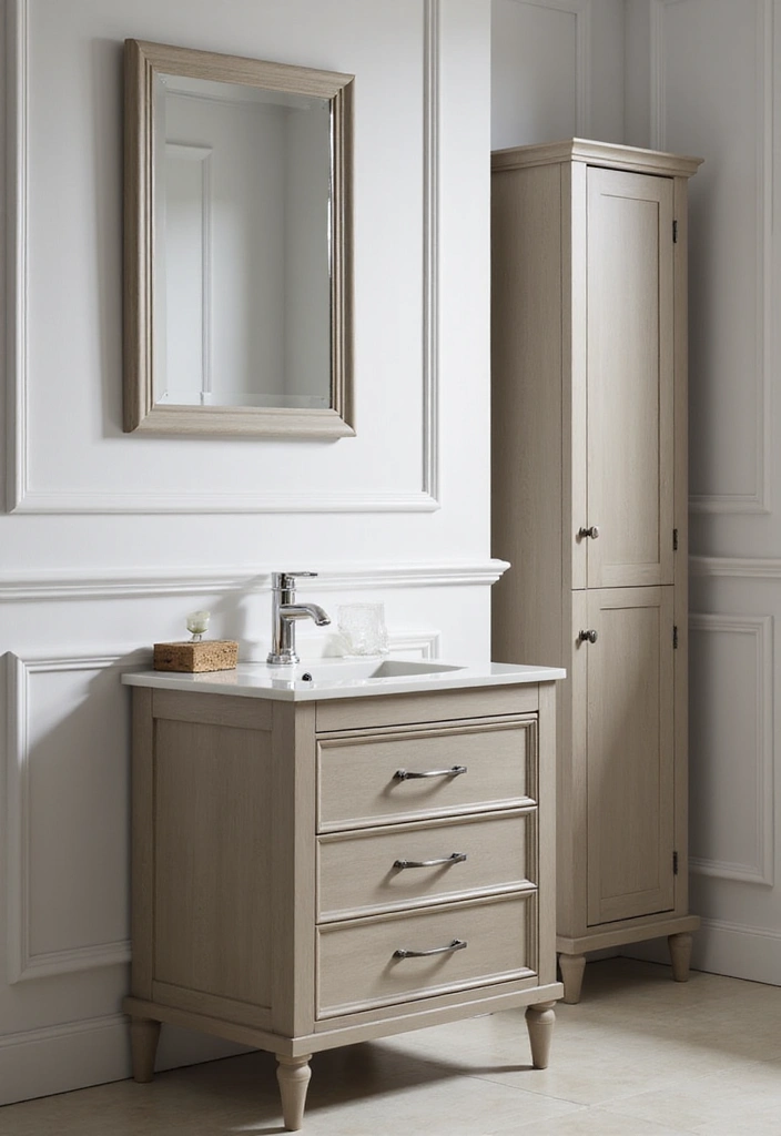 29 2x2 Bathroom Bloxburg Ideas That Maximize Space - 3. Compact Vanity Units