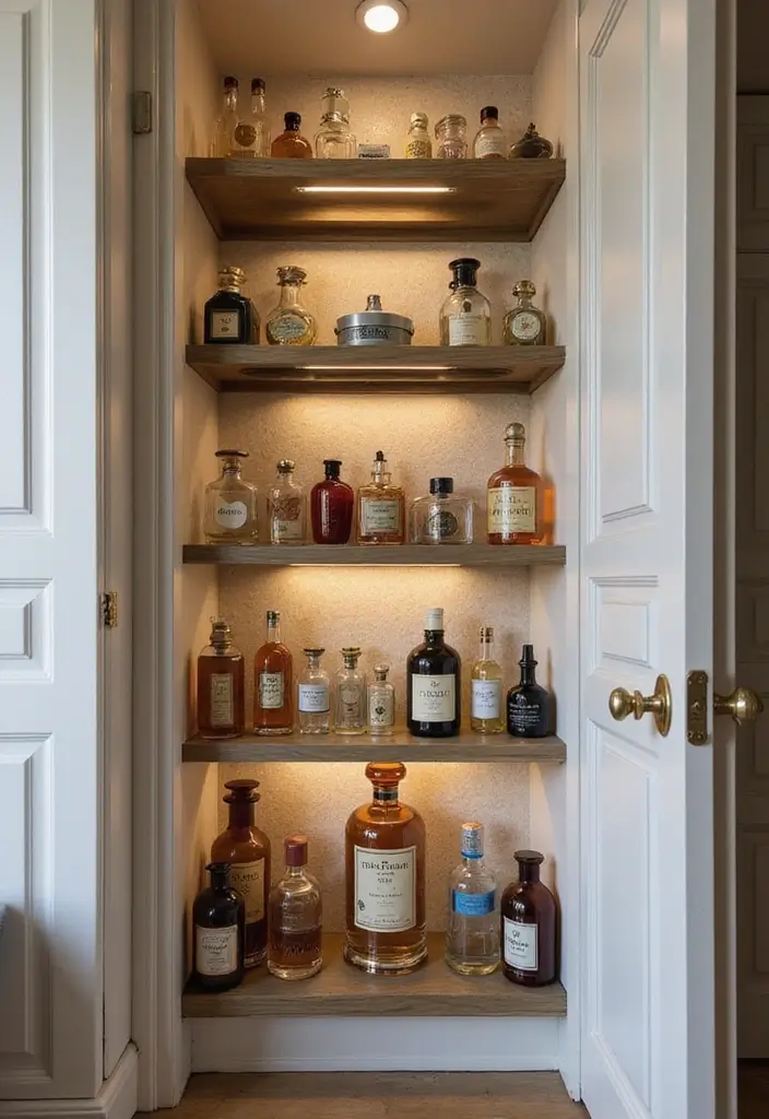 29 Bathroom Closet Ideas That Add Storage - 21. Curated Collections