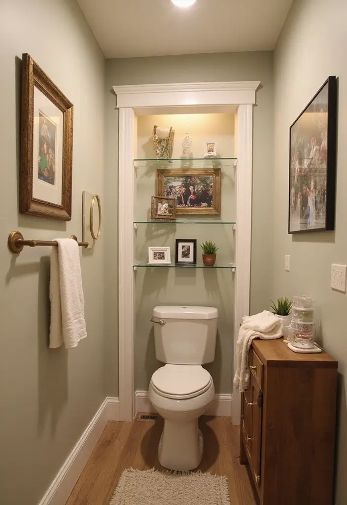 29 Bathroom Closet Ideas That Add Storage - 24. Add a Personal Touch