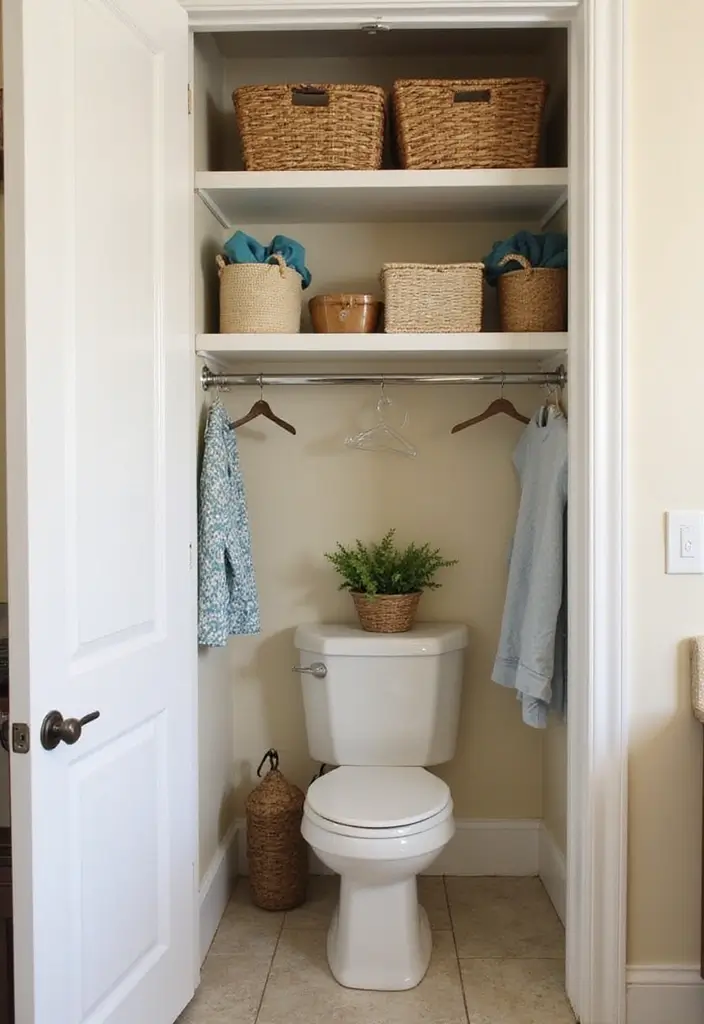 29 Bathroom Closet Ideas That Add Storage - 26. Utilize Hidden Spaces