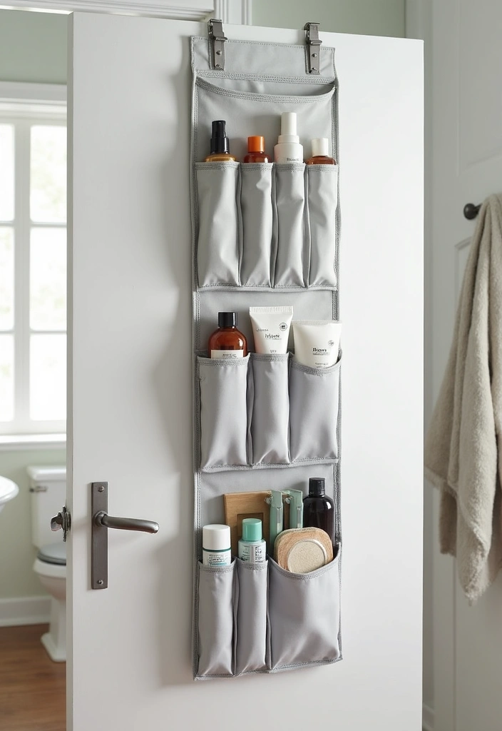 29 Bathroom Closet Ideas That Add Storage - 3. Over-the-Door Organizers