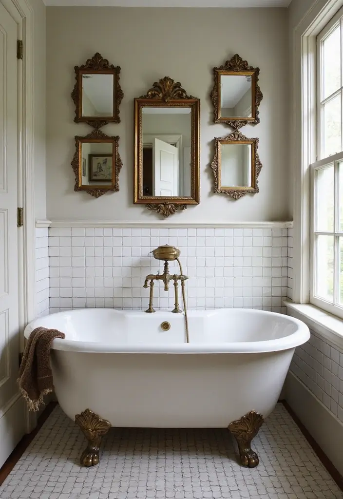 29 Boys Bathroom Decor Ideas That Look Cool - 10. Vintage Accents