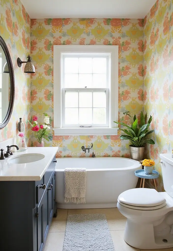29 Boys Bathroom Decor Ideas That Look Cool - 15. Splash of Color with Paint
