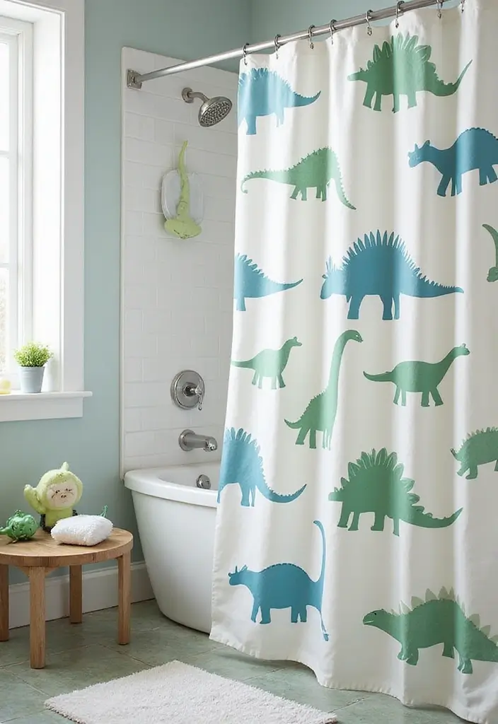 29 Boys Bathroom Decor Ideas That Look Cool - 17. Themed Shower Accessories