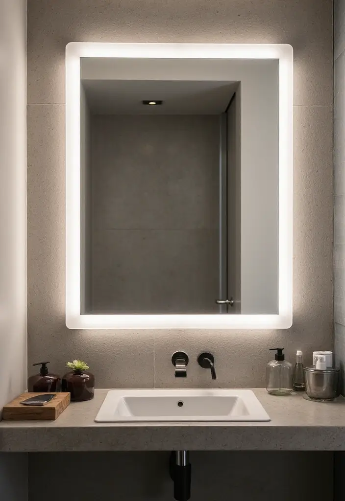 29 Boys Bathroom Decor Ideas That Look Cool - 18. Cool Mirror Options