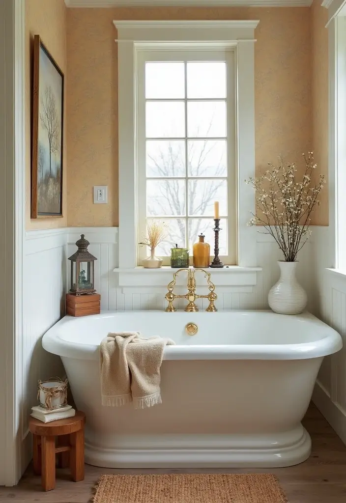 29 Coffee Shop Bathroom Ideas That Feel Cozy - 29. Seasonal Decor Changes