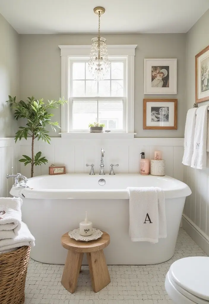 29 Girly Bathroom Aesthetic Ideas That Feel Playful - 11. Personalized Decor