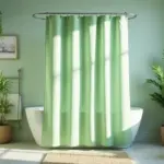 29 Green Bathroom Shower Curtain Ideas That Transform The Look