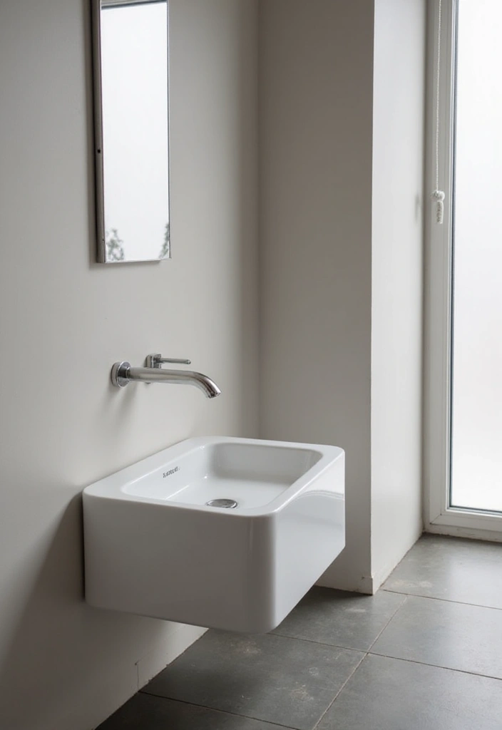 29 Japandi Style Bathroom Ideas With Zen Aesthetics - 16. Elegant Freestanding Sinks