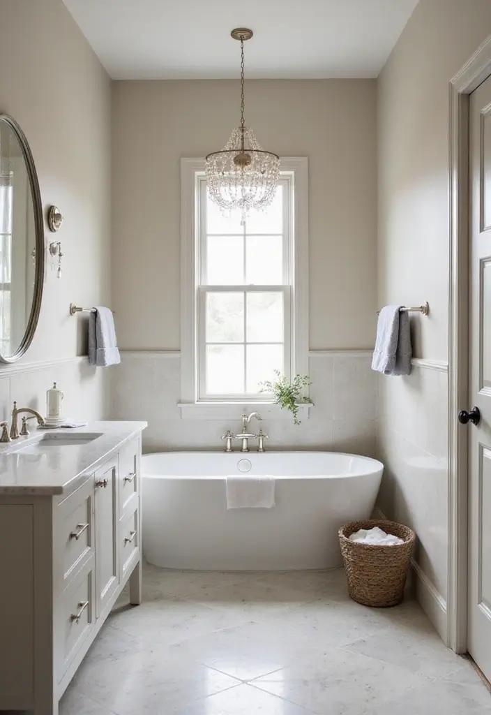 29 Modern Guest Bathroom Ideas That Impress Visitors - 17. Neutral Color Palettes