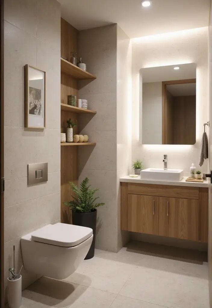 29 Small Bathroom Design Ideas That Work Wonders - 2. Eco-Friendly Fixtures
