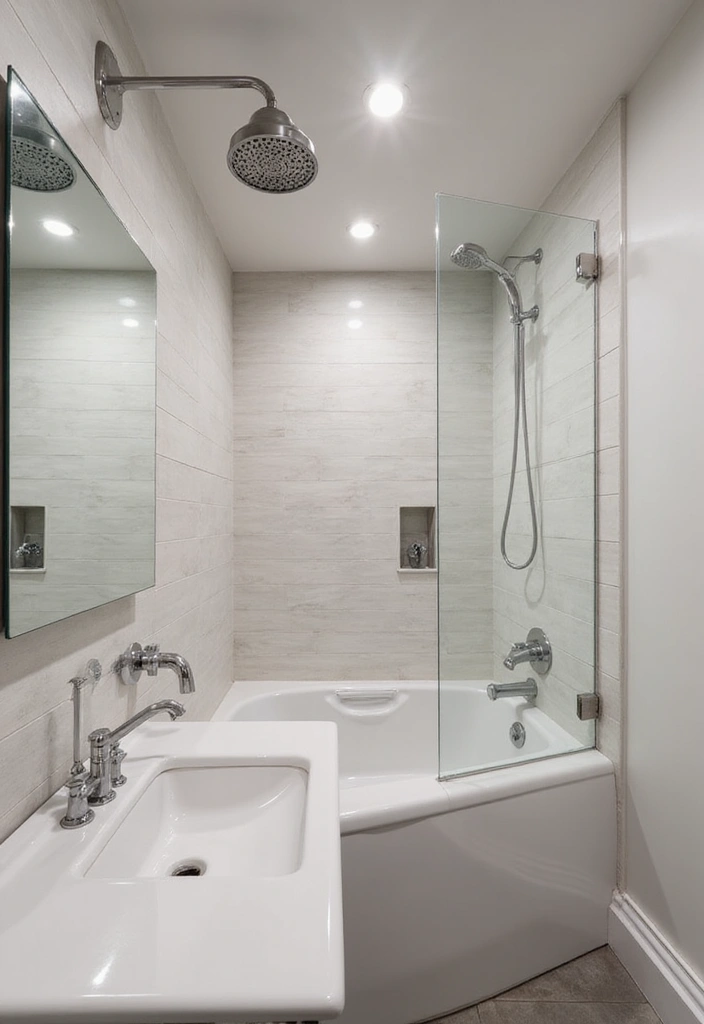 29 Small Bathroom Design Ideas That Work Wonders - 28. A Touch of Luxury with Fixtures