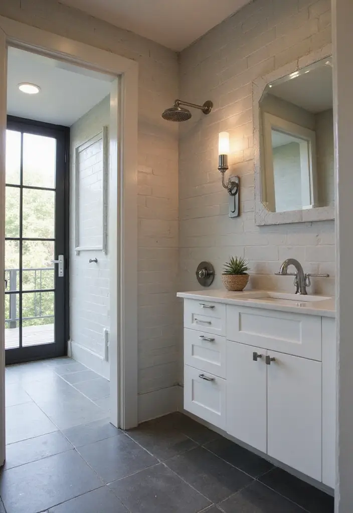 29 Standing Shower Bathroom Ideas That Save Space - 12. Statement Shower Fixtures