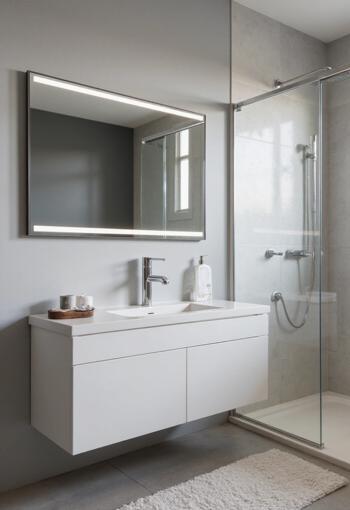 29 Standing Shower Bathroom Ideas That Save Space - 26. Smart Technology