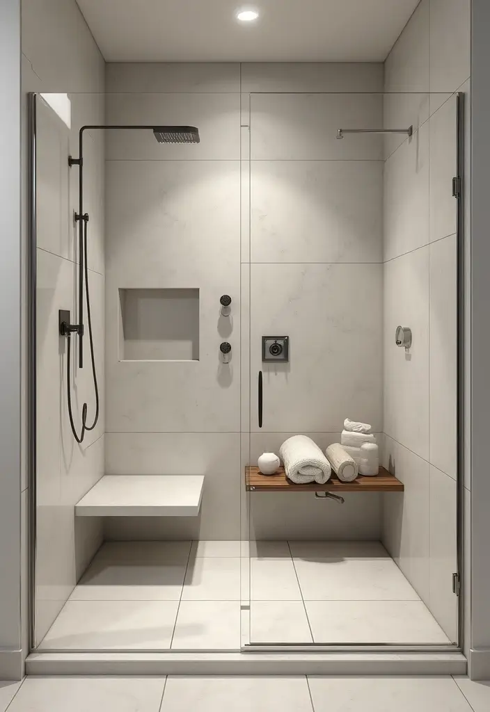 29 Standing Shower Bathroom Ideas That Save Space - 3. Walk-In Showers