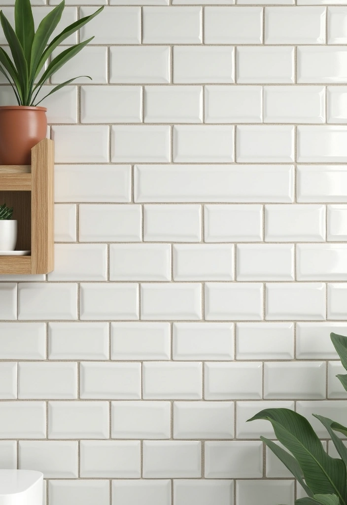 29 White And Beige Bathroom Ideas That Feel Timeless - 1. Elegant White Subway Tiles