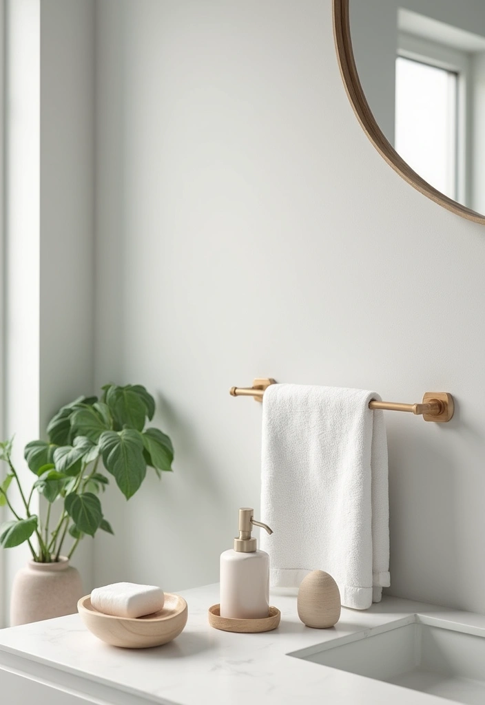 29 White And Beige Bathroom Ideas That Feel Timeless - 4. Chic Accessories