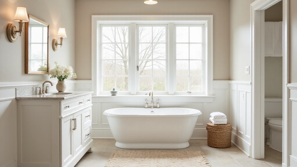 29 White And Beige Bathroom Ideas That Feel Timeless