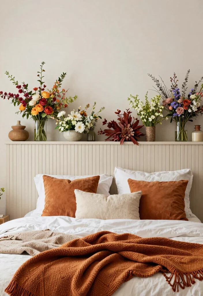 15 Beadboard Half Wall Bedroom Ideas for a Classic Cozy Touch - 15. Seasonal Accent Changes 1