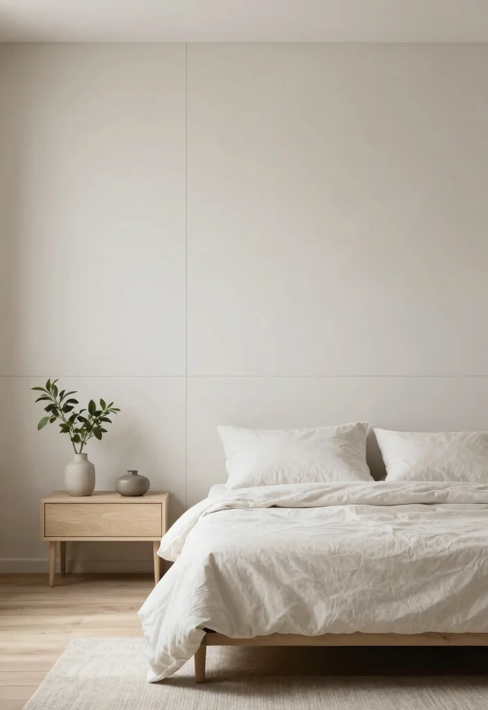 15 Beadboard Half Wall Bedroom Ideas for a Classic Cozy Touch - 9. Minimalist Beadboard 1