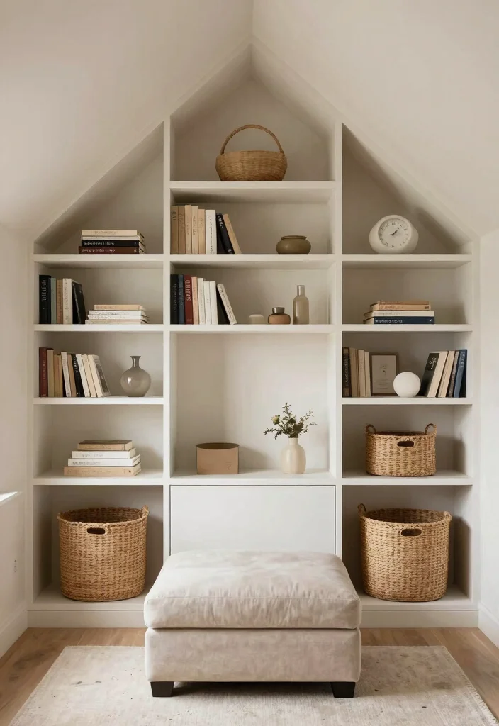 15 Bedroom With Vaulted Ceiling Ideas for an Airy Grand Feel - 12. Smart Storage Solutions 1