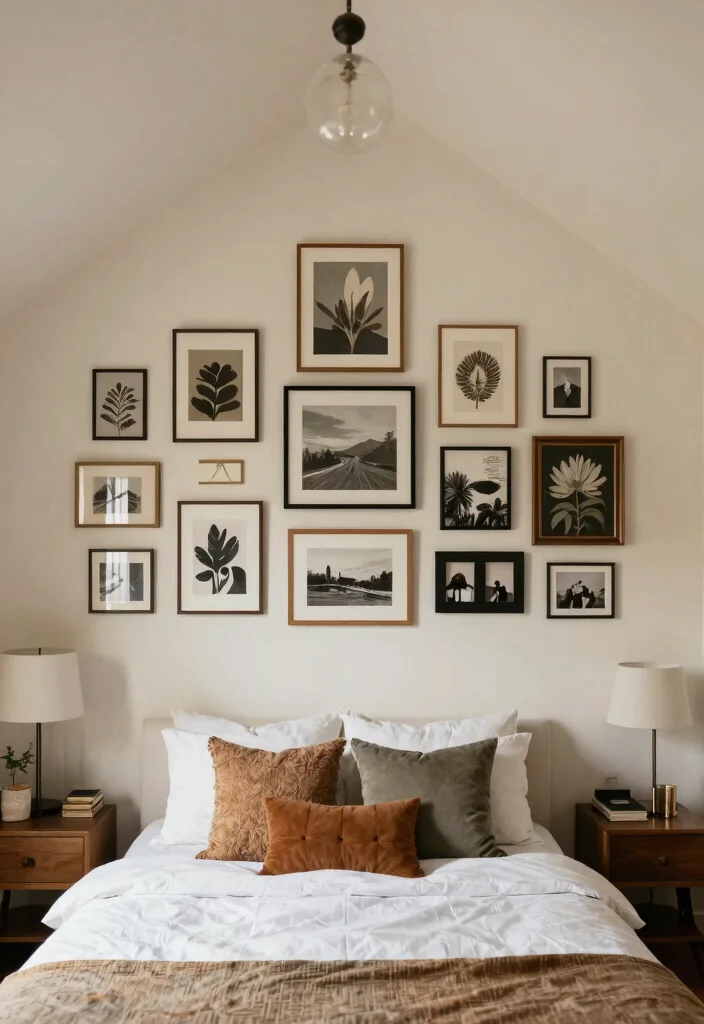 15 Bedroom With Vaulted Ceiling Ideas for an Airy Grand Feel - 15. Personal Touches 1