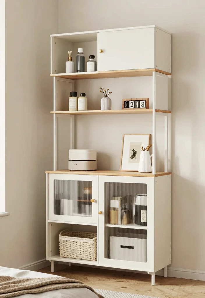 15 Cabinet for Small Bedroom Ideas: Compact Smart Storage - 10. Modular Storage Solutions 1