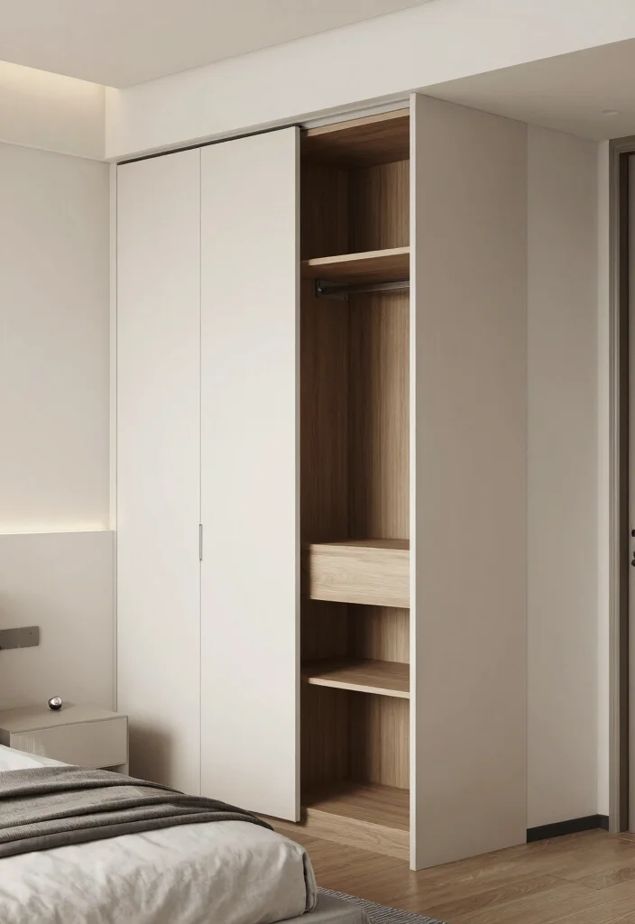 15 Cabinet for Small Bedroom Ideas: Compact Smart Storage - 12. Sliding Door Cabinets 1