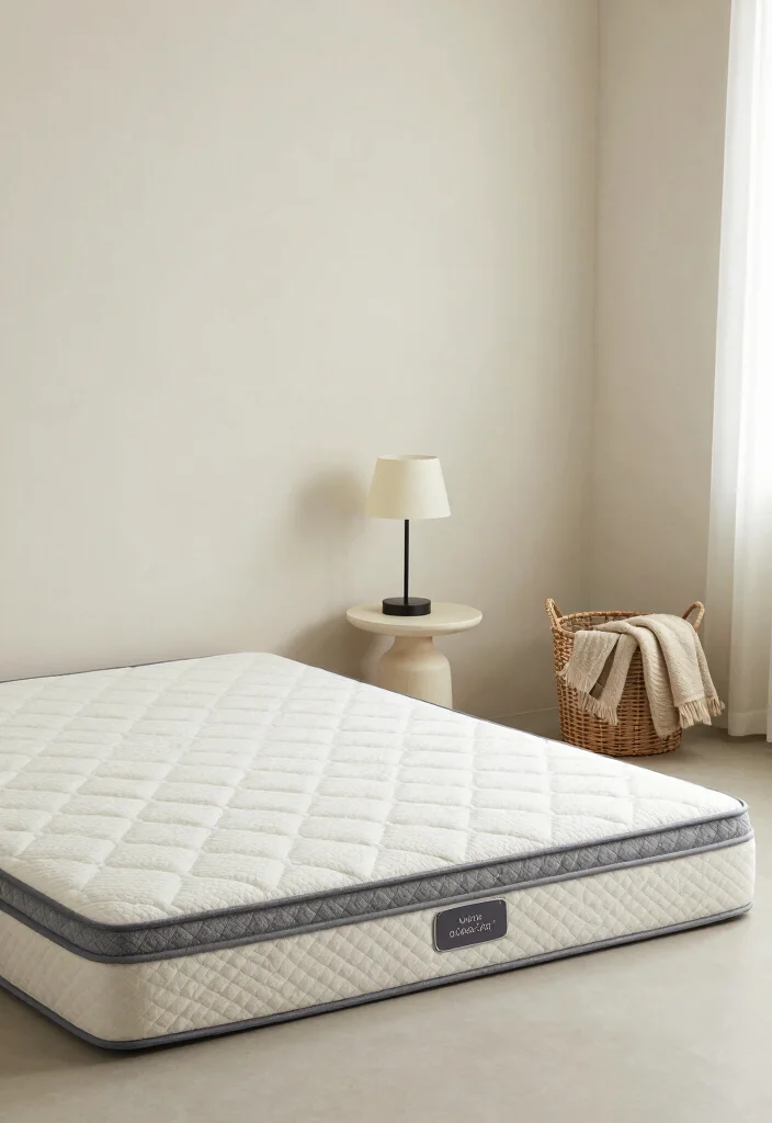 15 Floor Mattress Bedroom Ideas for a Minimal, Relaxed Style - 15. A Minimalist Approach to Accessories 1