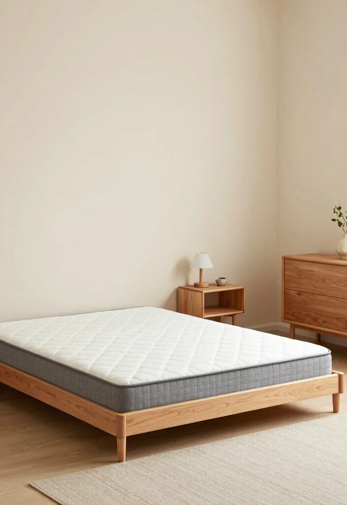 15 Floor Mattress Bedroom Ideas for a Minimal, Relaxed Style - 4. Minimalist Furniture Choices 1