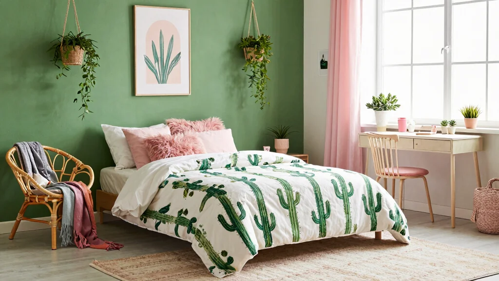 15 Green and Pink Bedroom Ideas Fresh Youthful Vibes
