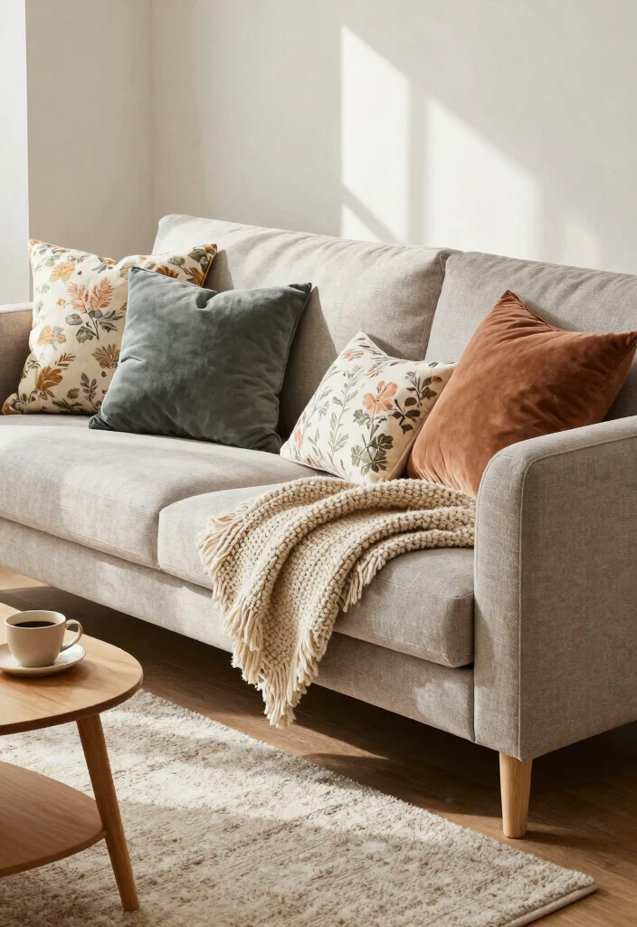 15 IKEA Uppland Sofa Living Room Ideas: Budget-Friendly Style - 1. Layered Textures 1