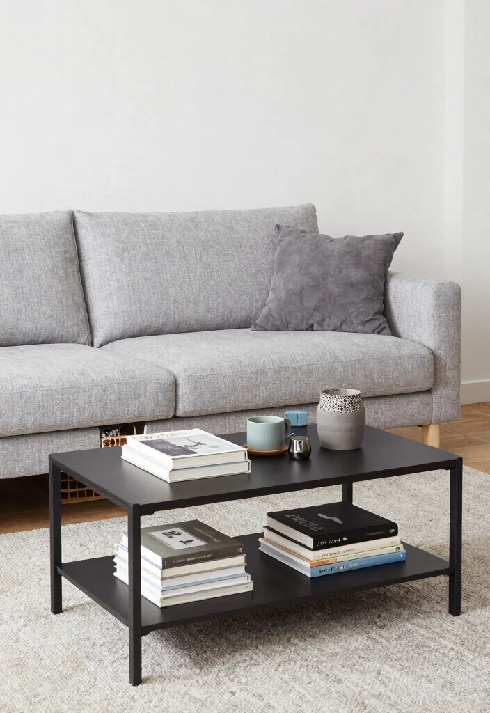 15 IKEA Uppland Sofa Living Room Ideas: Budget-Friendly Style - 13. Smart Storage Solutions 1