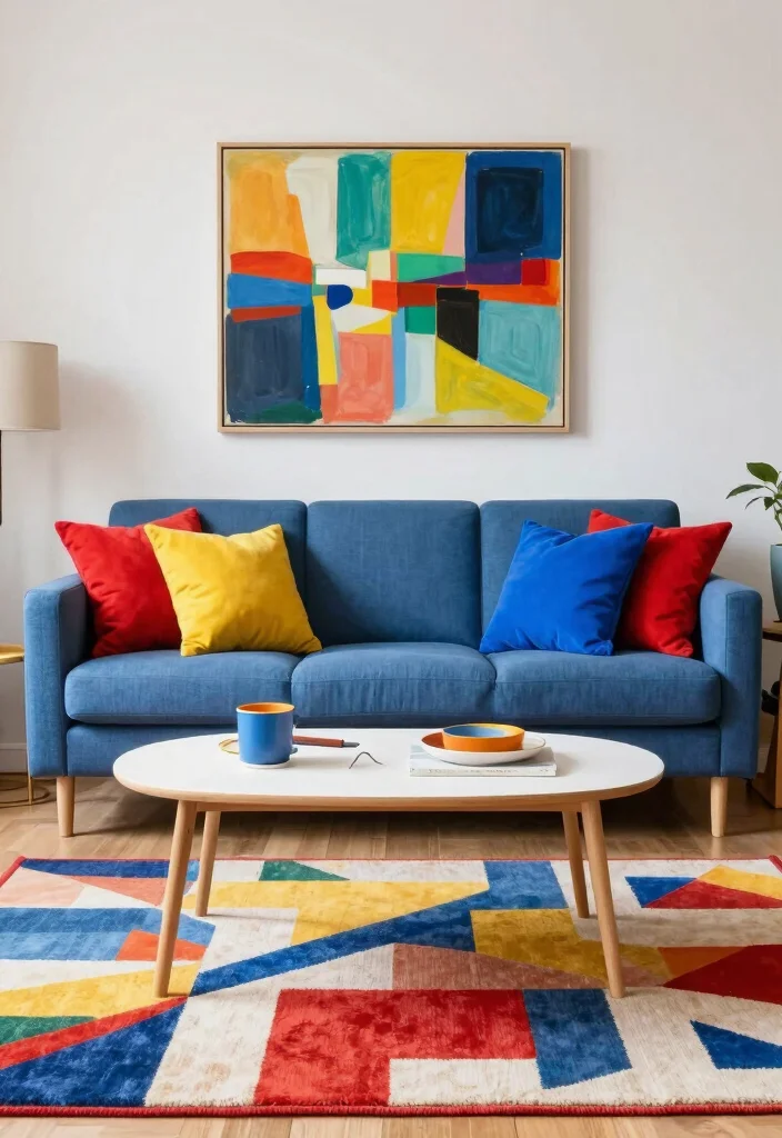 15 IKEA Uppland Sofa Living Room Ideas: Budget-Friendly Style - 3. Color Pop With Accessories 1