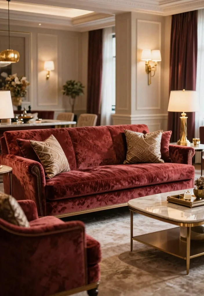 15 Living Room Sofa Set Ideas for Coordinated Comfort - 11. Upholstered Elegance 1