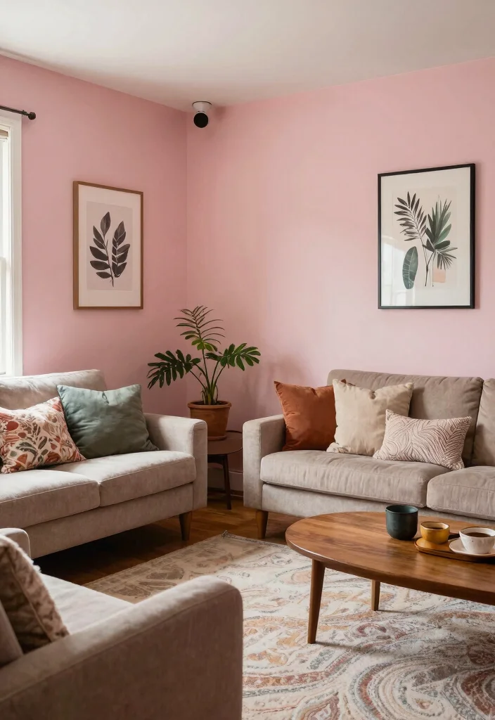15 Pink Living Room Walls Ideas: Soft Bold Personality - Conclusion 1