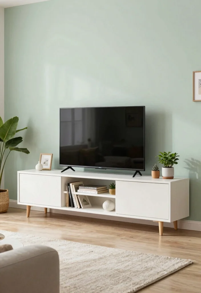15 Small TV Unit Design Modern Bedroom Ideas Sleek Solutions - 4. Open Shelving for Display 1