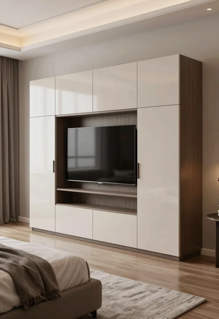 15 Small TV Unit Design Modern Bedroom Ideas Sleek Solutions - 5. Contemporary Cabinet Styles 1