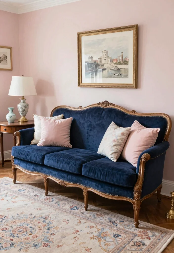 15 Victorian Sofa Living Room Ideas: Elegant Vintage Charm - 6. Classic Color Palettes 1