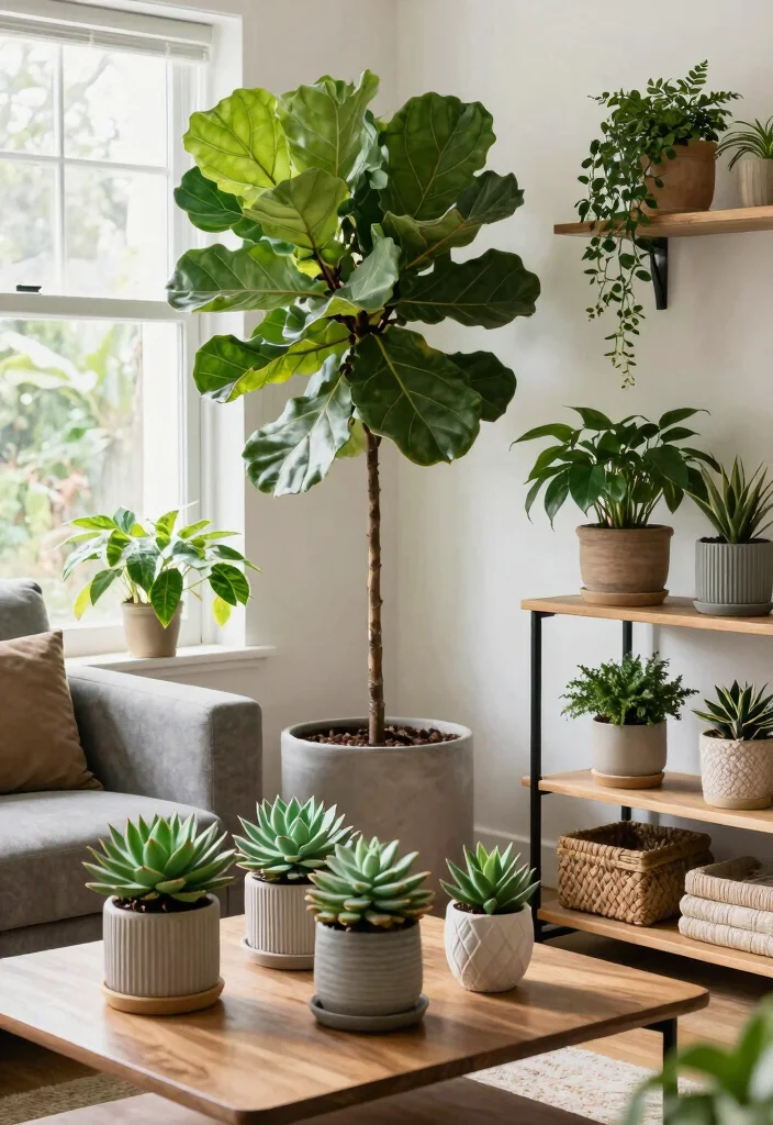 16 Amazon Living Room Decor Ideas: Affordable Stylish Finds - 5. Plant Decor 1