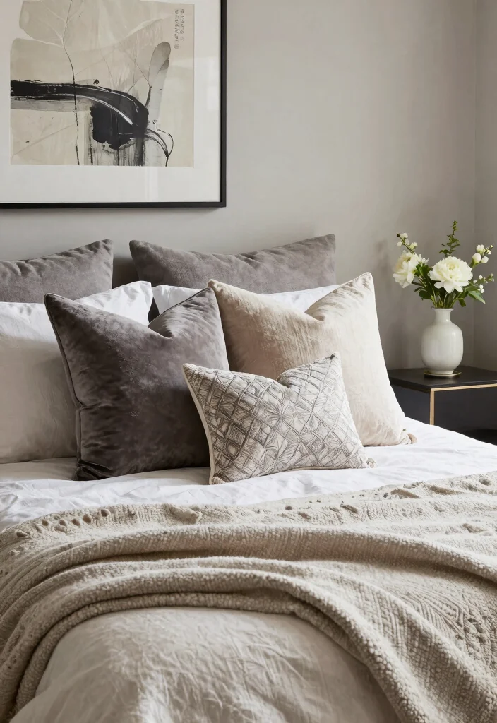 16 Bedroom Ideas on a Budget That Still Look Luxe - 1. Elegant Throw Pillows 1