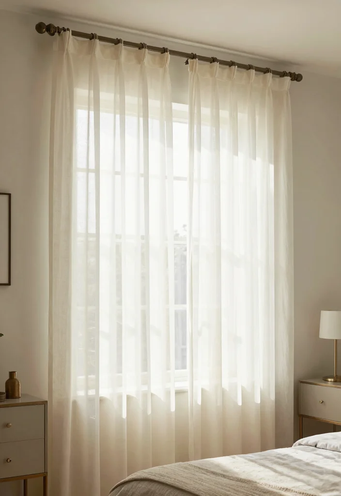 16 Bedroom Ideas on a Budget That Still Look Luxe - 14. Affordable Window Treatments 1