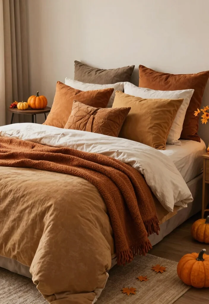 16 Bedroom Ideas on a Budget That Still Look Luxe - 15. Seasonal Swaps 1