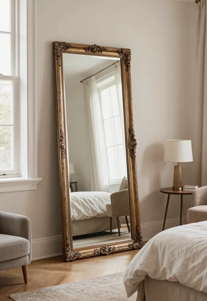 16 Bedroom Ideas on a Budget That Still Look Luxe - 5. Mirrors for Illusion 1