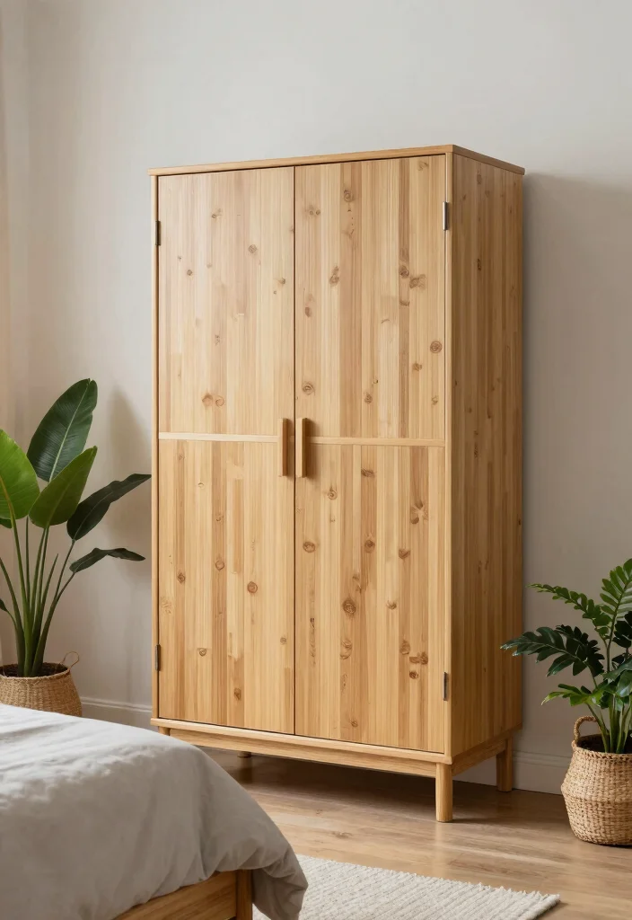16 Cupboard Ideas Bedroom Modern Design Sleek Storage - 11. Eco-Friendly Cupboard Designs 1